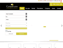 Tablet Screenshot of campolivares.com